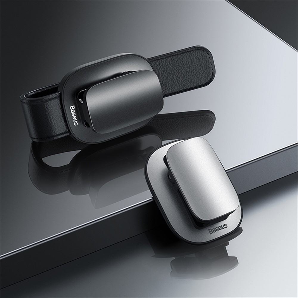 BASEUS Quality Vehicle Eyewear Clip Adhesive Eyeglasses Holder - Silver-12