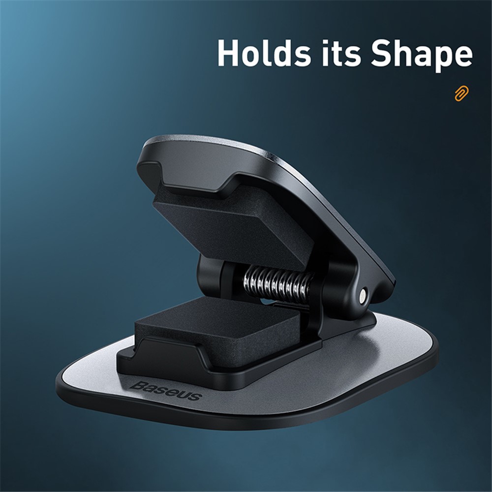 BASEUS Quality Vehicle Eyewear Clip Adhesive Eyeglasses Holder - Silver-6