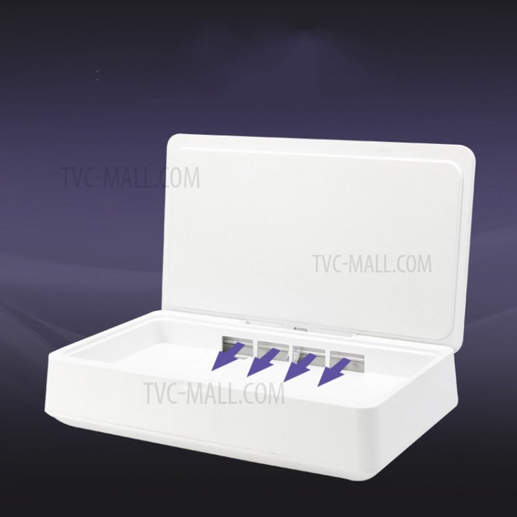 Celular Máscara Desinfectante UV Teléfono A03 De Desinfección Con Cargador De Aromaterapia Inalámbrico (versión Inglés) - Azul-5