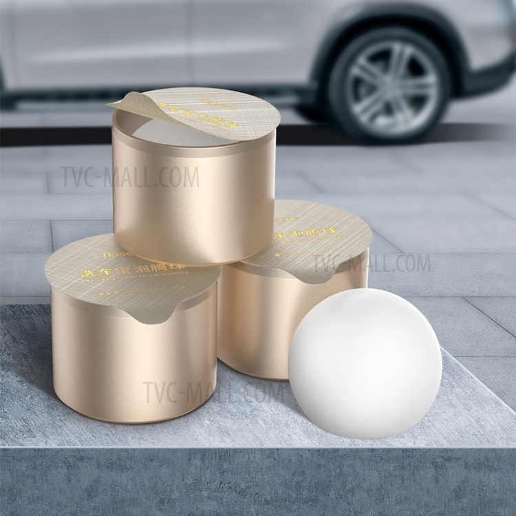 BASEUS 4Pcs Effervescent Balls with Washing Sponge Polishing Cleaning Foam Pad-12