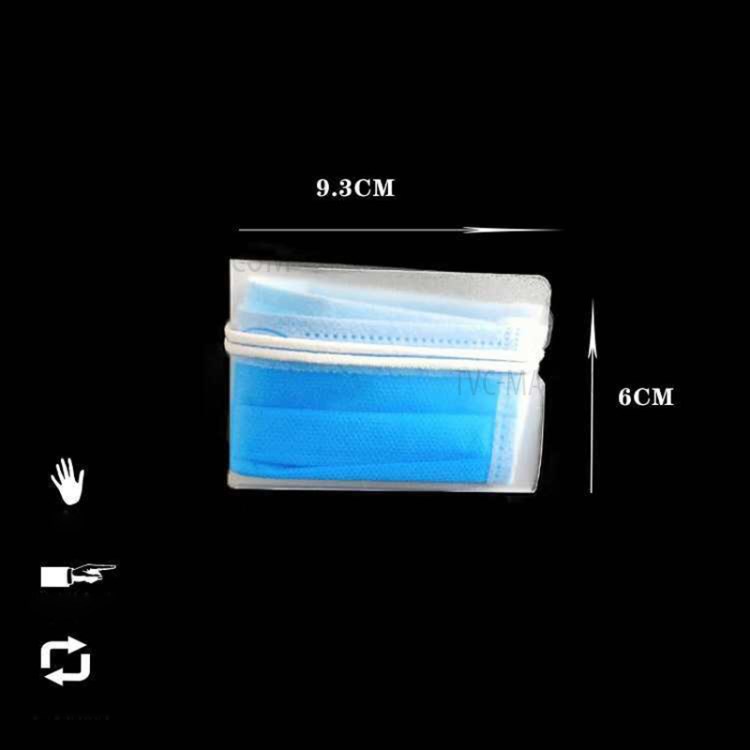 Disposable Face Mask Foldable Clip Mask Storage Keeper Organizer-5