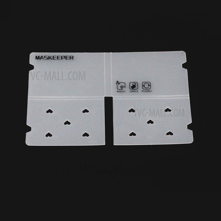 Portable Plastic Mask Storage Clip Folding Mask Keeper-2