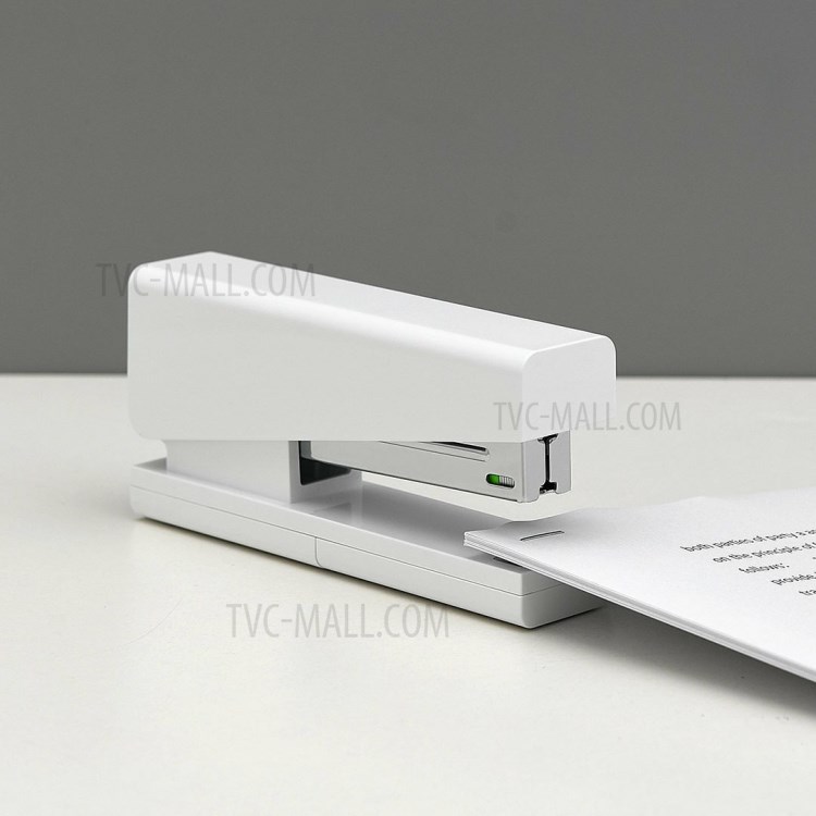 XIAOMI YOUPIN KACO Lemo White Desktop Stapler with Needles Commercial Manual School Office Supplies-4