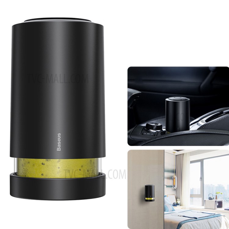 BASEUS Micromolecule Degerming Device with A Bottle of Fungicide - Black-1