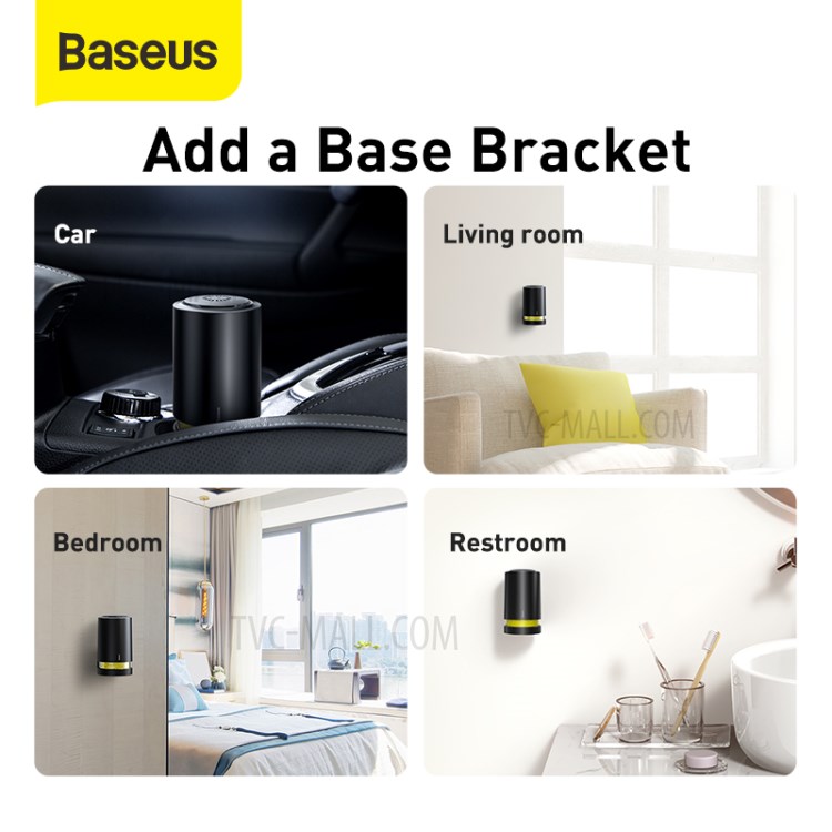 BASEUS Micromolecule Degerming Device with A Bottle of Fungicide - Black-17