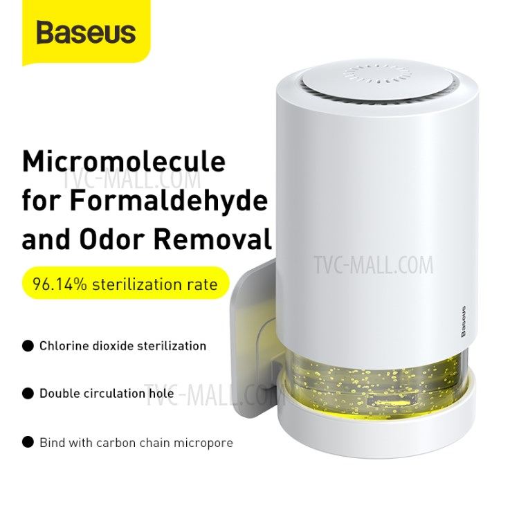 BASEUS Micromolecule Degerming Device with A Bottle of Fungicide - White-3