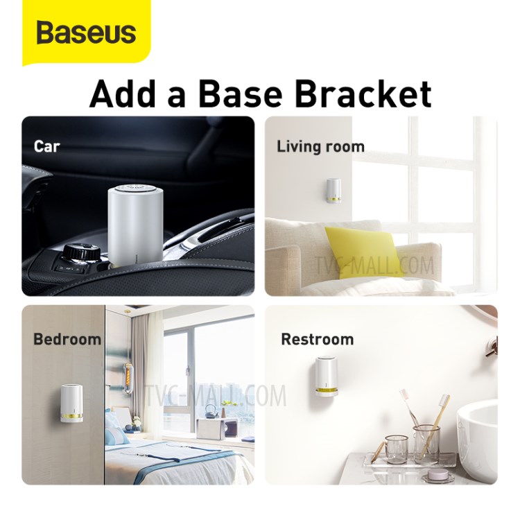 BASEUS Micromolecule Degerming Device with A Bottle of Fungicide - White-7