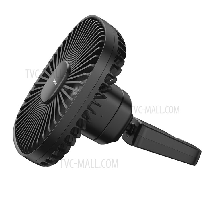 BASEUS Natural Wind Magnetic Rear Seat Fan Two Wind Speed Adjustable - Black-13