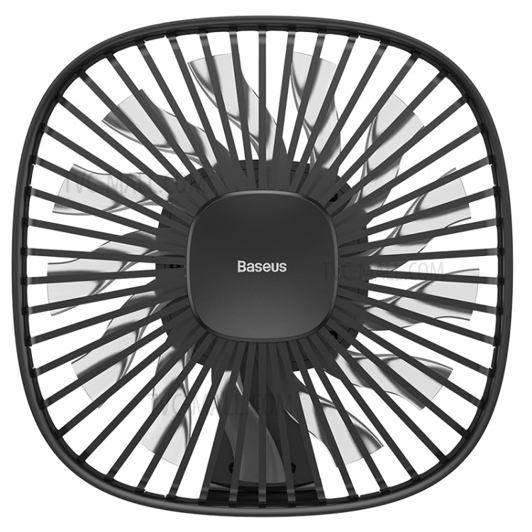 BASEUS Natural Wind Magnetic Rear Seat Fan Two Wind Speed Adjustable - Black-9