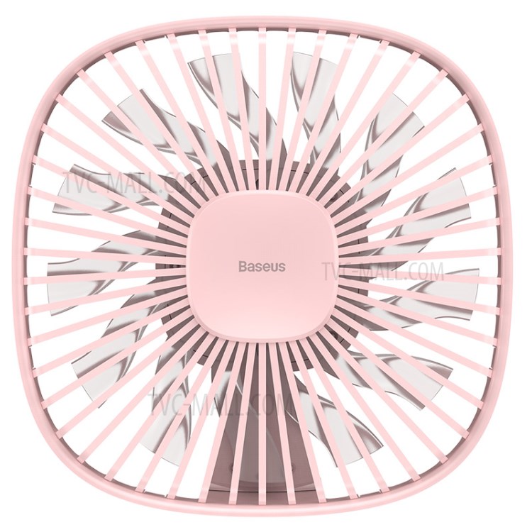 BASEUS Natural Wind Magnetic Rear Seat Fan Two Wind Speed Adjustable - Pink-9