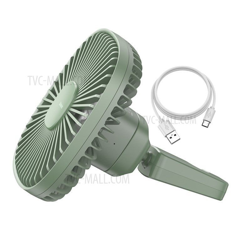 BASEUS Natural Wind Magnetic Rear Seat Fan Two Wind Speed Adjustable - Green-8