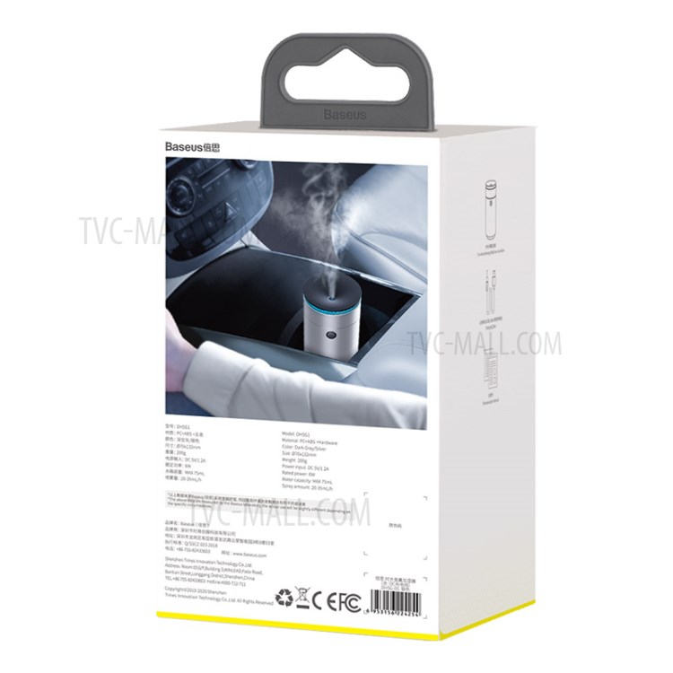 BASEUS Time Aromatherapy Machine Humidifier 75ML - Silver-19