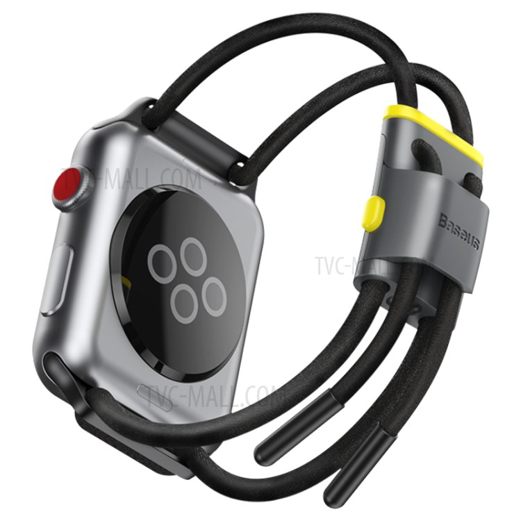 BASEUS Allons-y Série Évidées Bracelet Pour La Série Montre De Pomme 5/4 40mm / Série 3/2/1 38mm - Noir-12