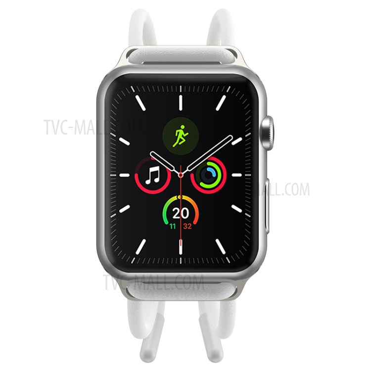 BASEUS Let's Go Series Cored Watch Strap for Apple Watch Series 5/4 40mm / Series 3/2/1 38mm - White-10