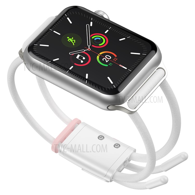 BASEUS Let's Go Series Cored Watch Strap for Apple Watch Series 5/4 40mm / Series 3/2/1 38mm - White-11