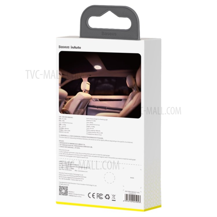 BASEUS Car Bright Touch Sensor Reading Light - White-18