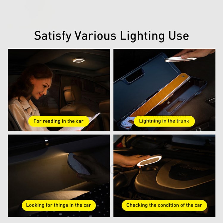BASEUS Car Bright Touch Sensor Reading Light - White-7