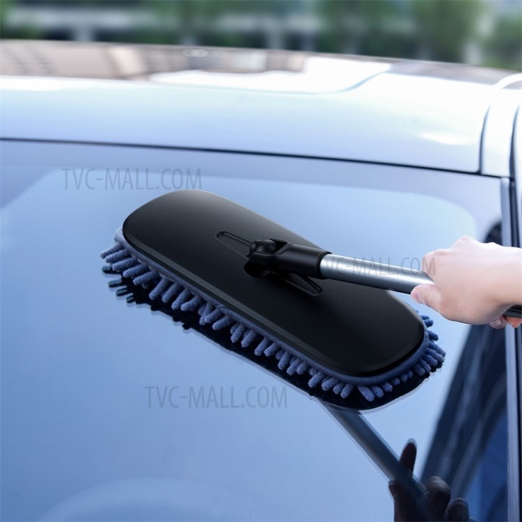 BASEUS Telescoping Car Wash Mop Cleaner Auto Dust Cleaning Brush Tool - Black-10