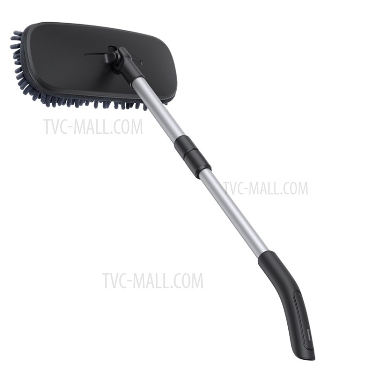 BASEUS Telescoping Car Wash Mop Cleaner Auto Dust Cleaning Brush Tool - Black-14