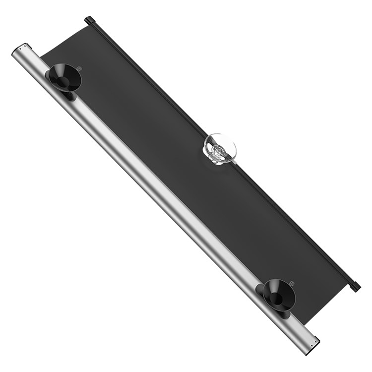 BASEUS 64# Auto Car Sun Visor Block Car Retractable Curtain Front Windshield - Silver-12