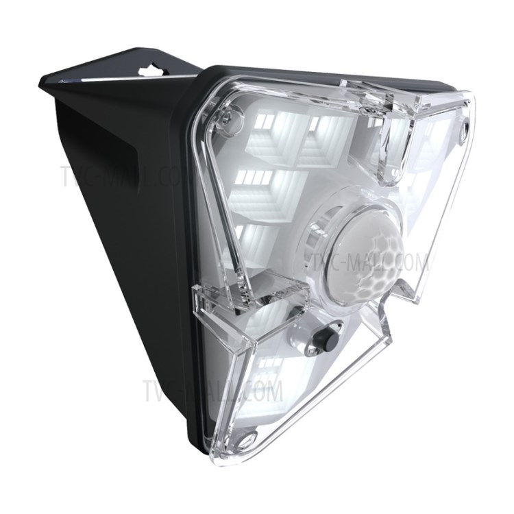 BASEUS Energy Collection Series 4 PCS Solar Human Body Induction Wall Lamp (Triangle) - Black-16