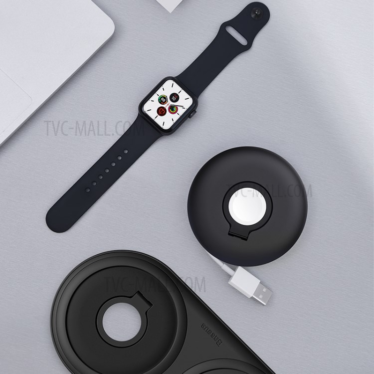 Planète BASEUS Pour Boîte De Rangement Chargeur Montre Iphone - Noir-3