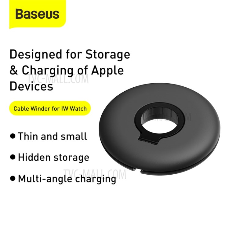 Planète BASEUS Pour Boîte De Rangement Chargeur Montre Iphone - Noir-5