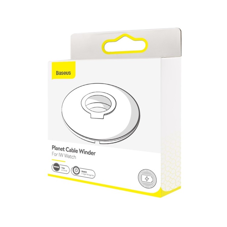 BASEUS Planet for iPhone Watch Charger Storage Box - White-16