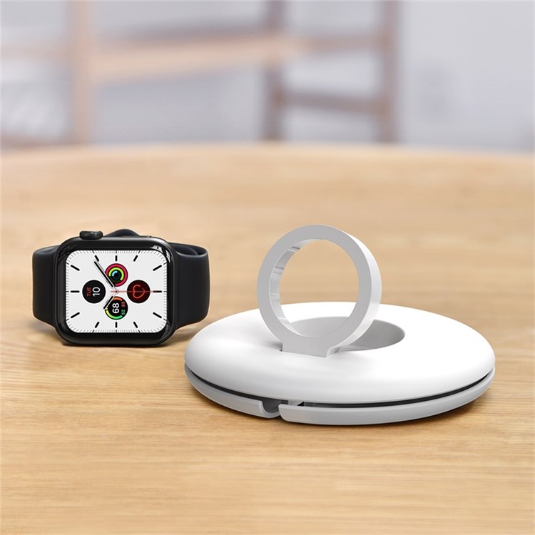 BASEUS Planet for iPhone Watch Charger Storage Box - White-2