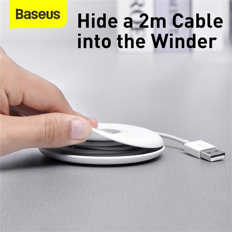 BASEUS Planet for iPhone Watch Charger Storage Box - White-6
