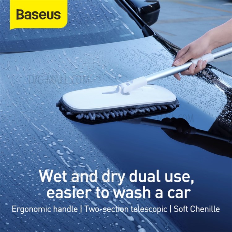 BASEUS Yihu 2 PCS Car Home Use Mop Replacement Cloths - Grey-7