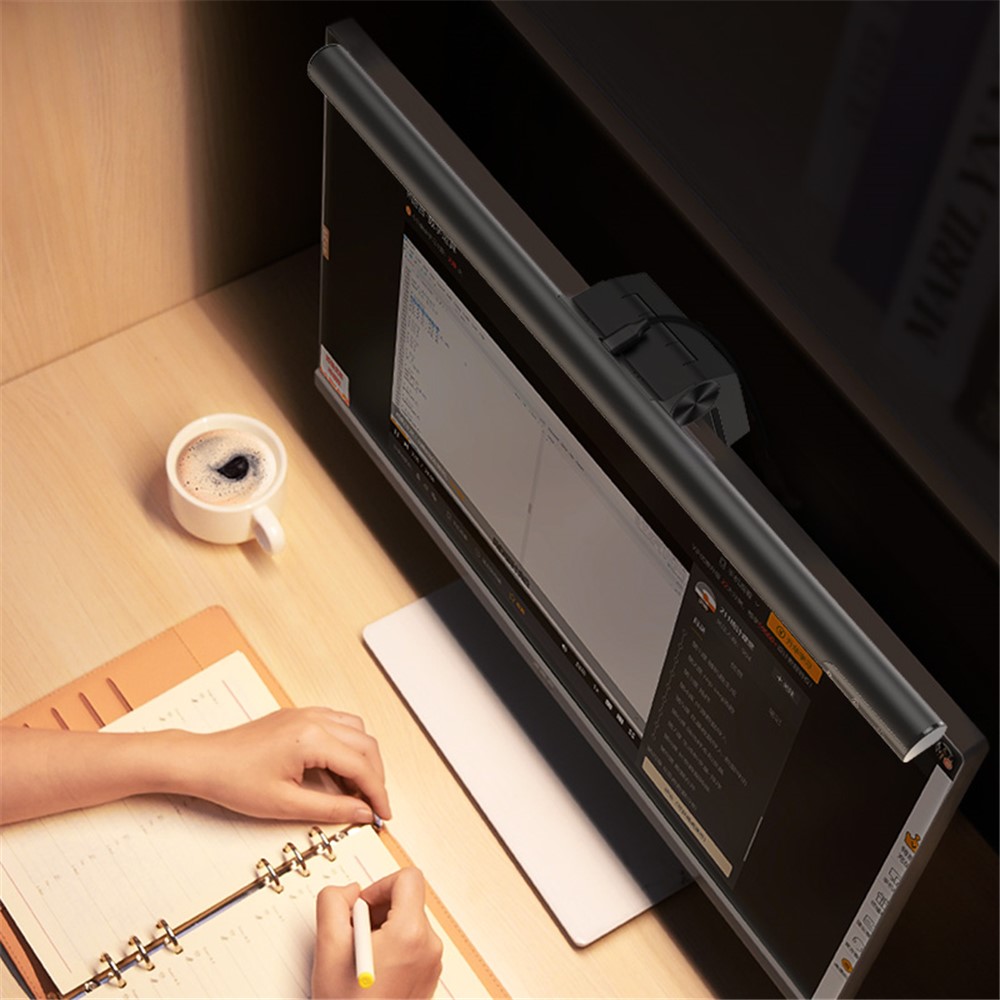 BASEUS Série I-wok Lampe Pendentif Écran Source Lumineuse Asymétrique USB (version Jeunesse) - Noir-7