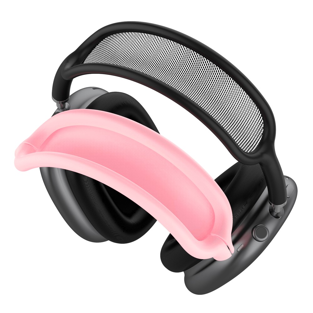 Silicone Headband Cover Case for AirPods Max with USB-C Soft Headband Protectors Cushion - Pink