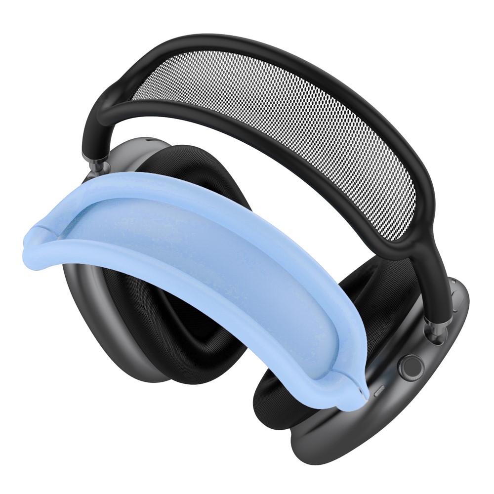 Silicone Headband Cover Case for AirPods Max with USB-C Soft Headband Protectors Cushion - Blue