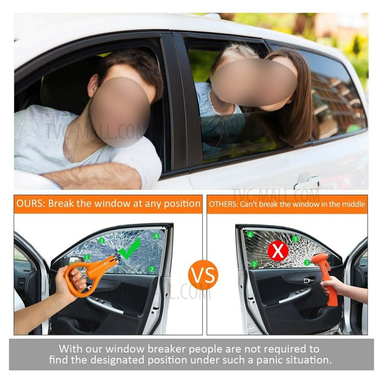 Car Vehicle Emergency Safety Hammer Window Breaker Life-Saving Escape Tool-5