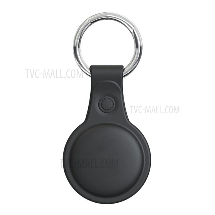SNEAKY Flexible Silicone Integrated Full Protective Case for AirTags Cover - Black-1