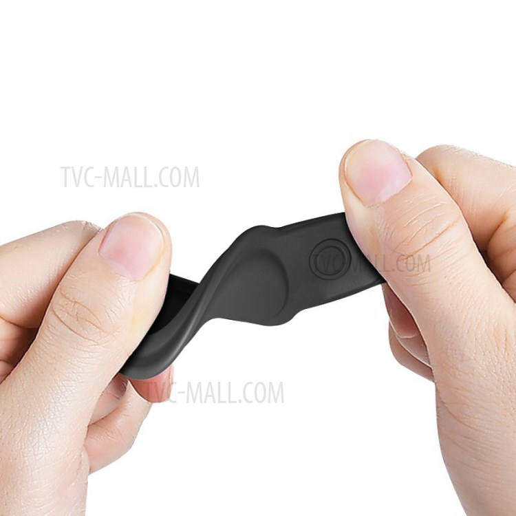 SNEAKY Flexible Silicone Integrated Full Protective Case for AirTags Cover - Black-3