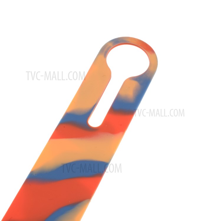Soft Silicone Integrated Colorful Full Protective Case for AirTags Cover - Red/Blue-6