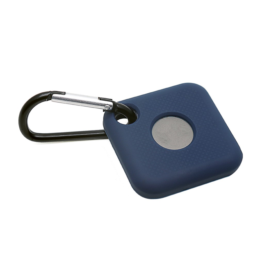 Soft Silicone Protective Case Cover with Buckle for Tile Pro Bluetooth Locator - Dark Blue-2
