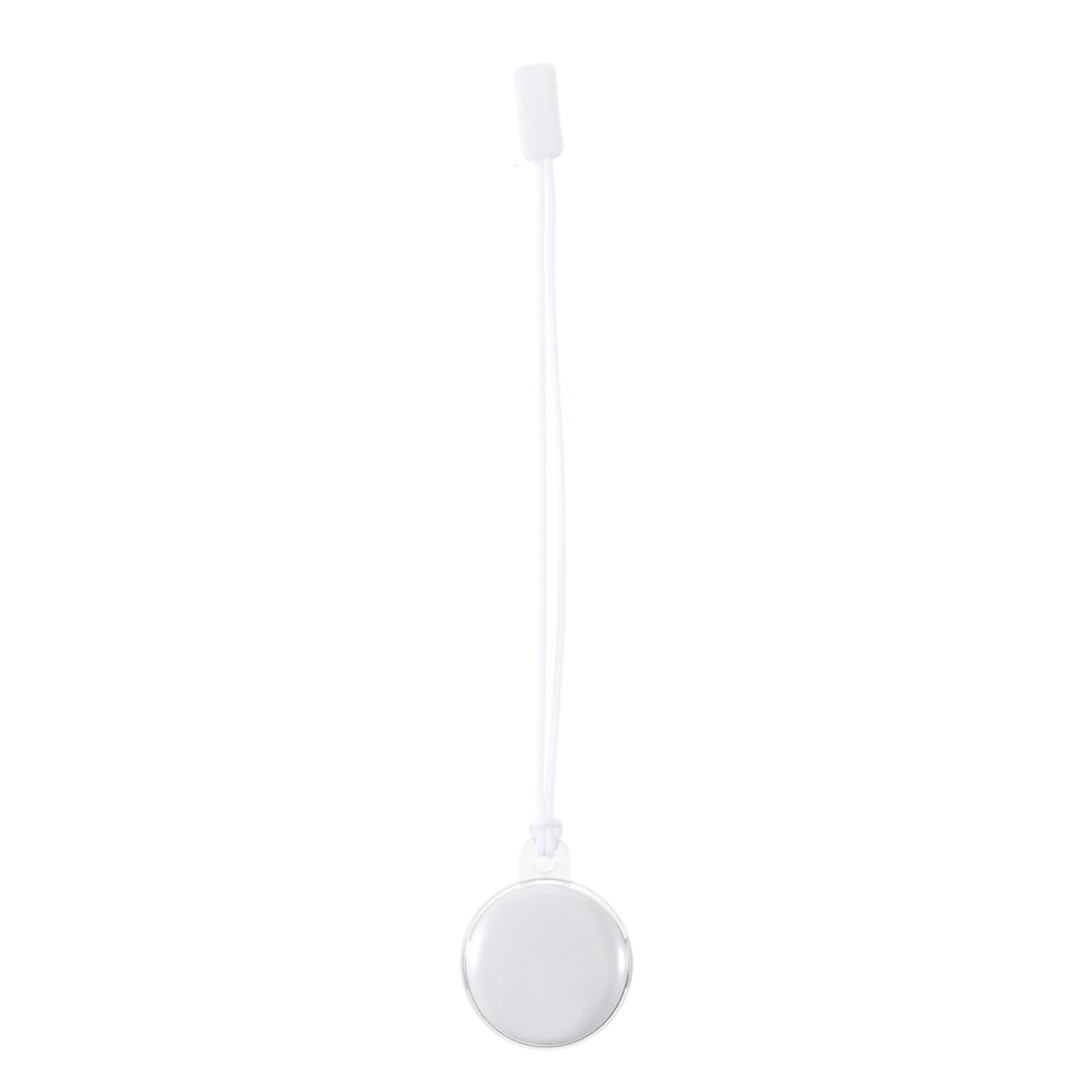 Sheer TPU Protective Cover with Strap for Apple AirTag - White-2