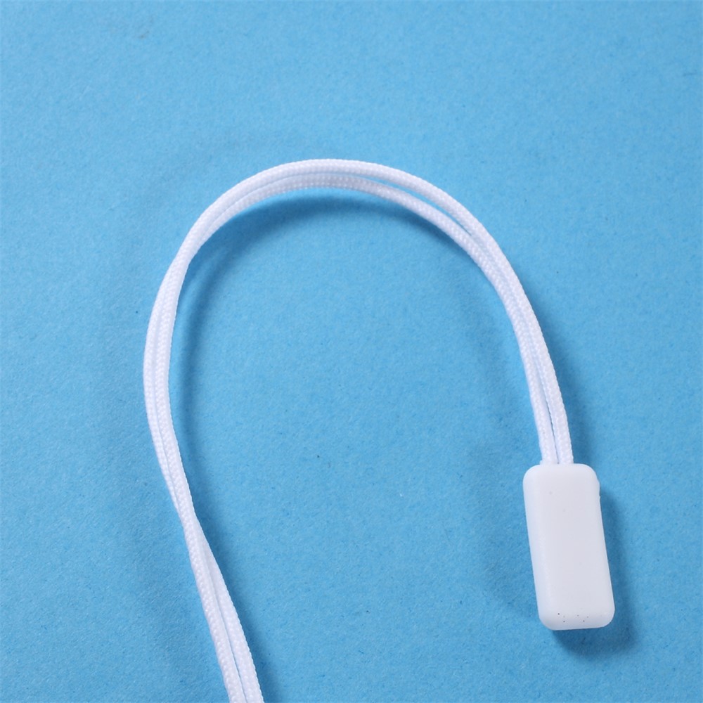 Sheer TPU Protective Cover with Strap for Apple AirTag - White-6