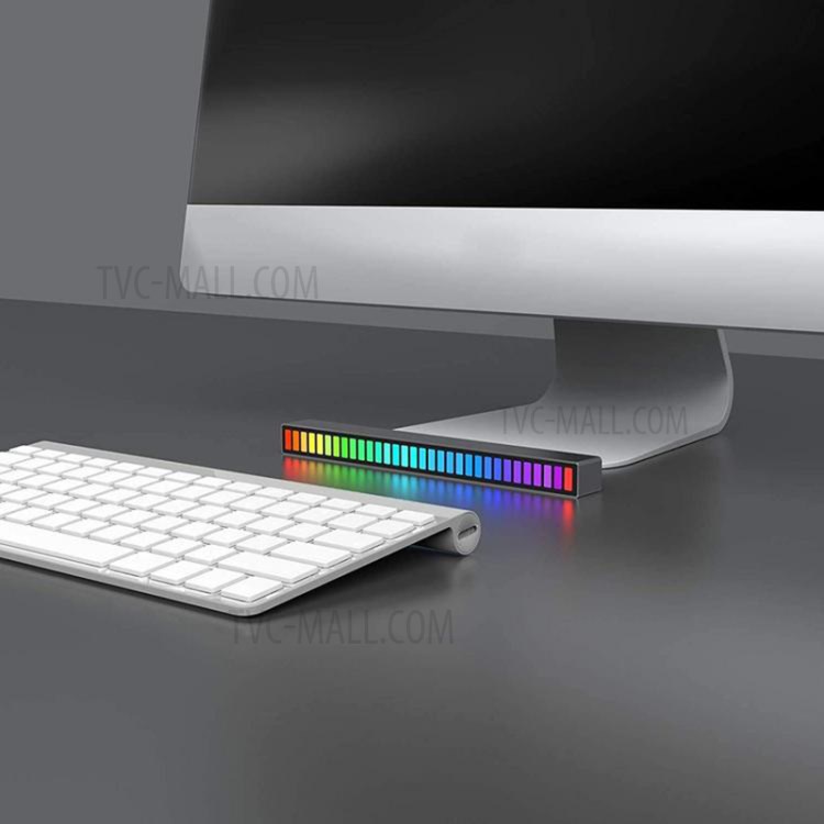 Voice Sound Control RGB Audio Spectrum Indicator Bar for Car Color Voice Control Rhythm Music Atmosphere Light-7