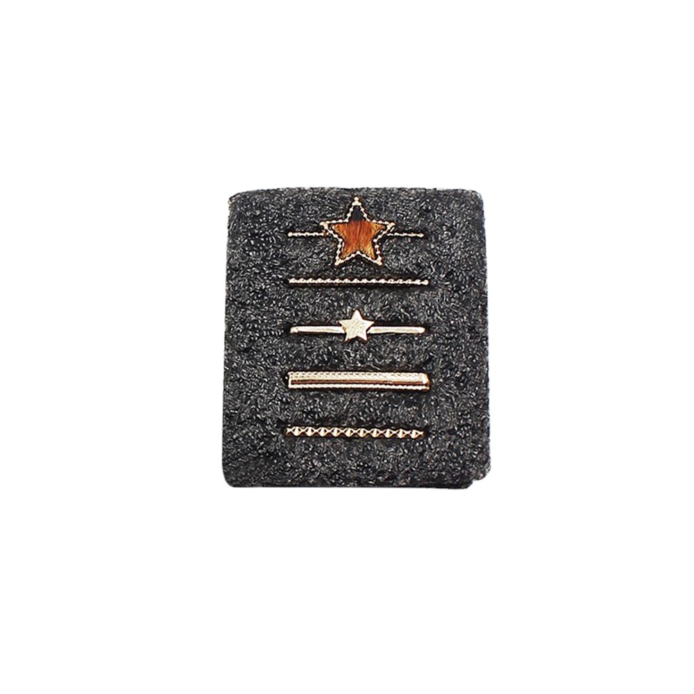 5Pcs/Set Moon Star Charm Rhinestone Embellishment Decorative Rings for Apple Watch Silicone Strap Accessories - Rose Gold Star-1