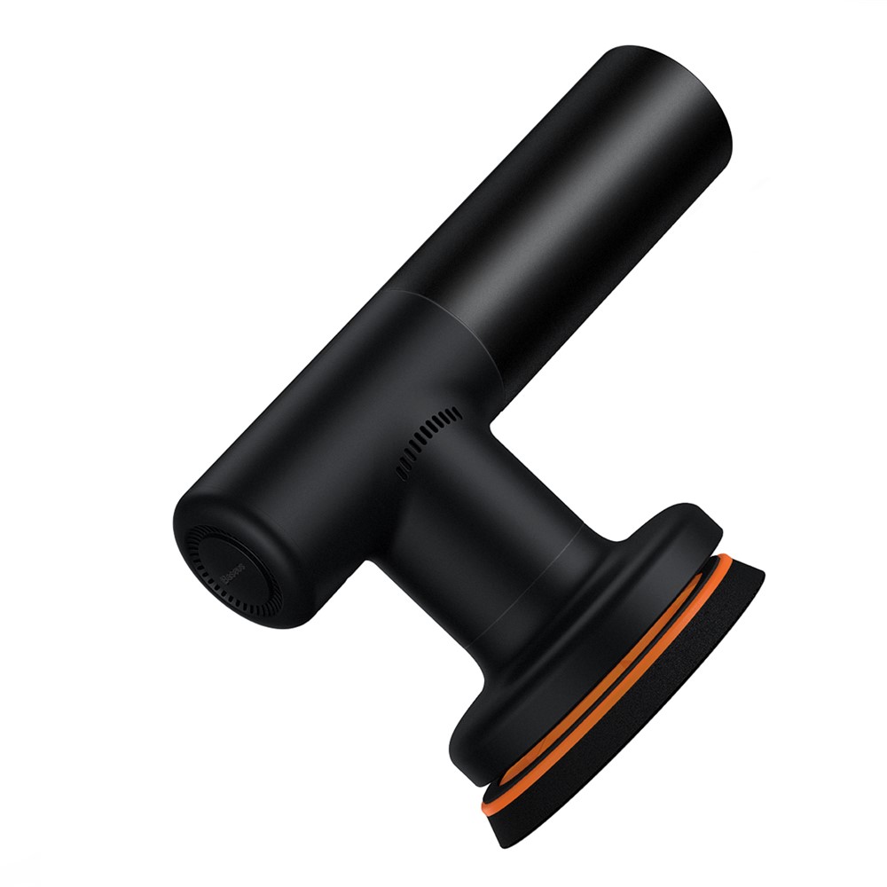 BASEUS New Power Cordless Electric Polisher with Flat Foam Pad + Waffle Foam Pad + Wool Pad + Type-C Charging Cable - Black-12