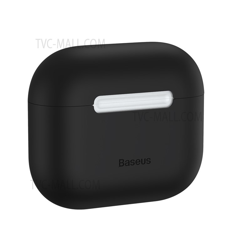 BASEUS Super Thin Silicone Case Earphone Protective Cover for AirPods 3 - Black-10