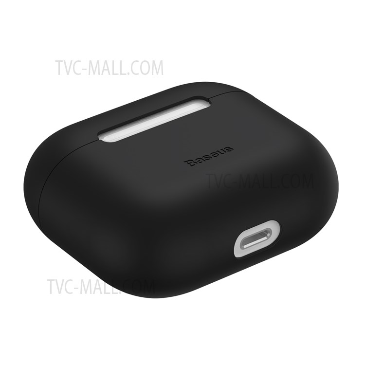 BASEUS Super Thin Silicone Case Earphone Protective Cover for AirPods 3 - Black-11