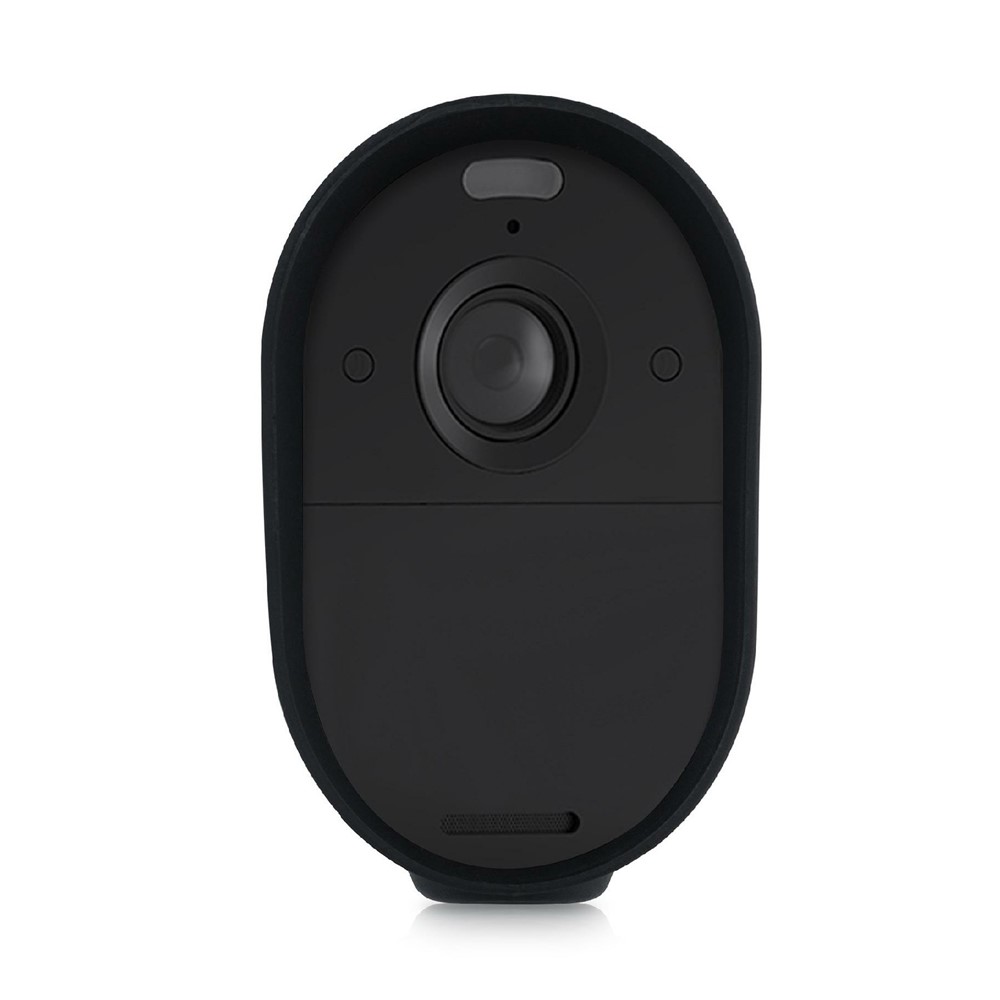 Security Camera Dustproof Skin Case Silicone Protective Cover for Arlo Essential Spotlight - Black-2