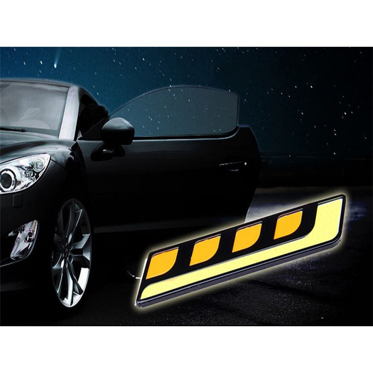 2Pcs/Set 12V Waterproof Car COB LED Light DRL Driving Daytime Running Lamp Fog Light-6