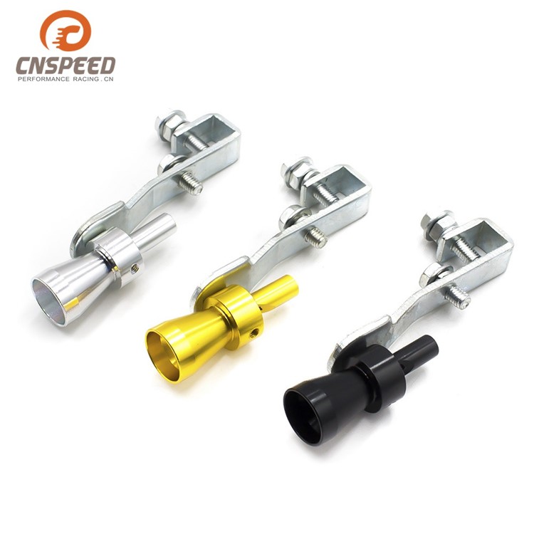 Car Turbo Sound Whistle Car Exhaust Pipe Blow-off Valve Simulator - Silver Color-5