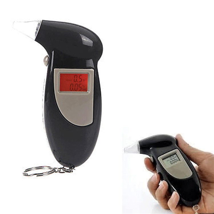 Digital LCD Alcohol Breath Analyzer Breathalyzer Tester Detector Test with Key Chain-1